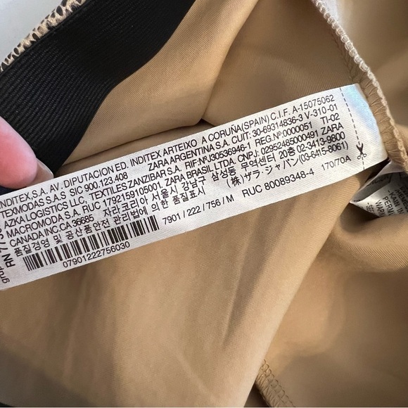 Zara Snake Print Leggings faux leather/coated - Picture 5 of 9